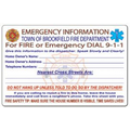 Emergency Information Message Board